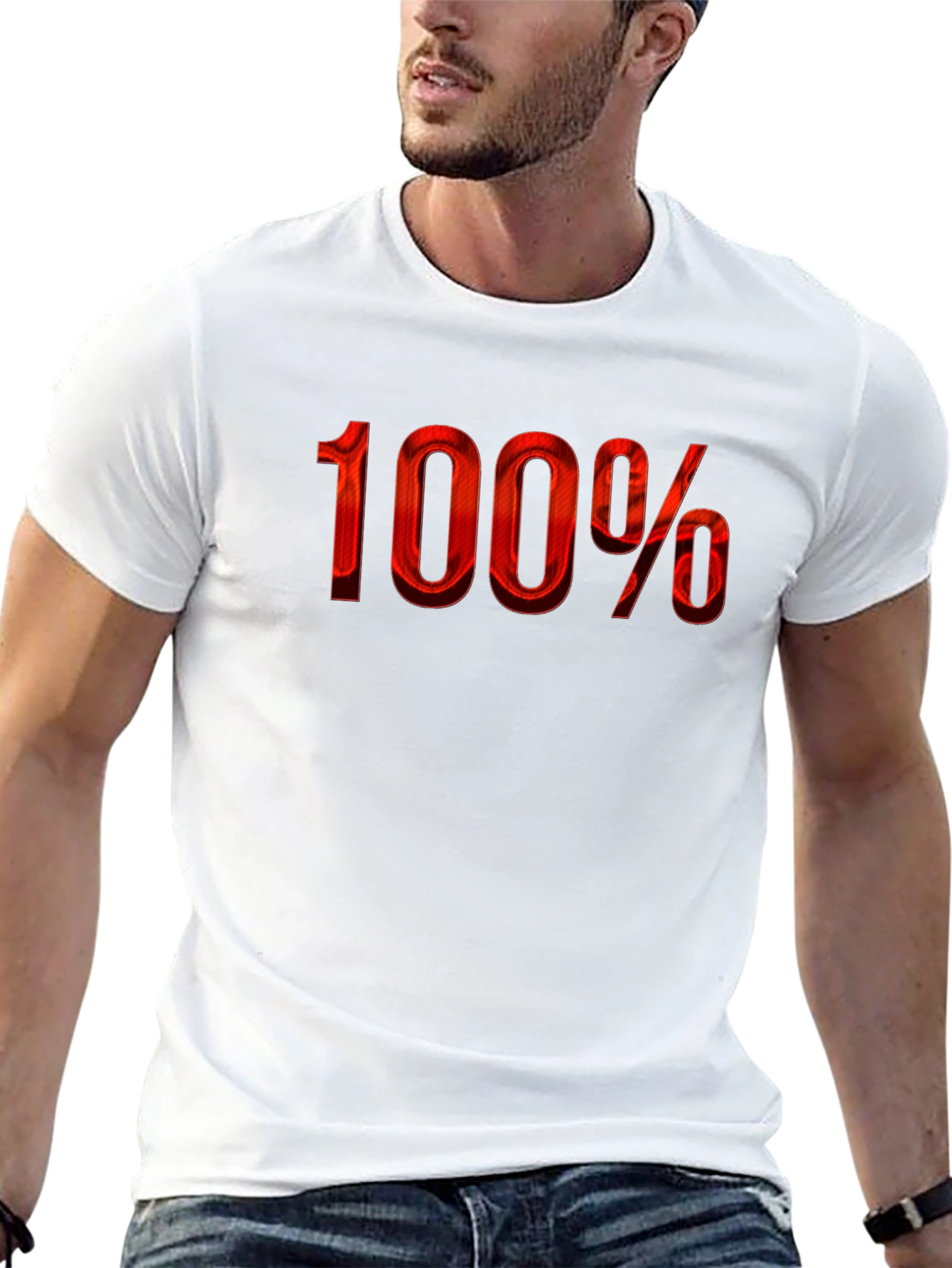 100 Percent Red Graphic Tee