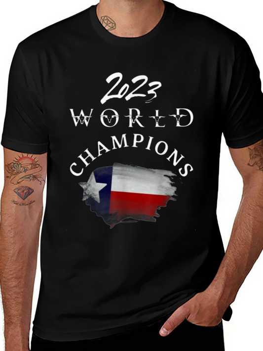 2023 World Champions Texas Flag T-Shirt