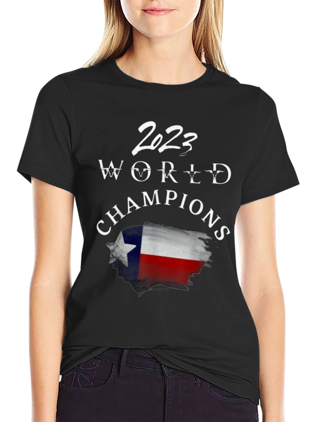 2023 World Champions Texas Flag T-Shirt