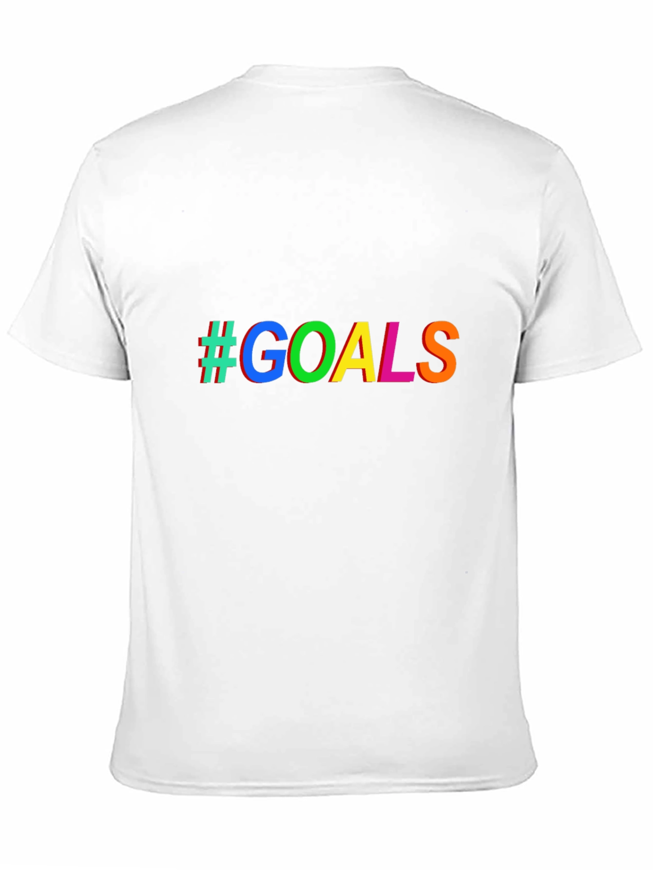 #GOALS Graphic Tee - Stylish Casual Black T-Shirt
