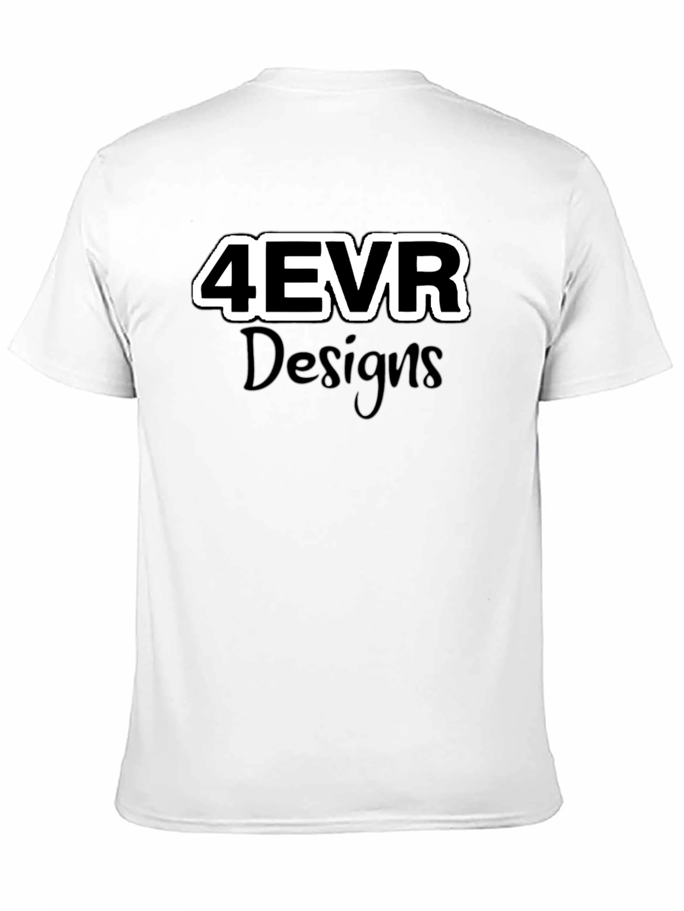 4EVR Designs Black Graphic Tee