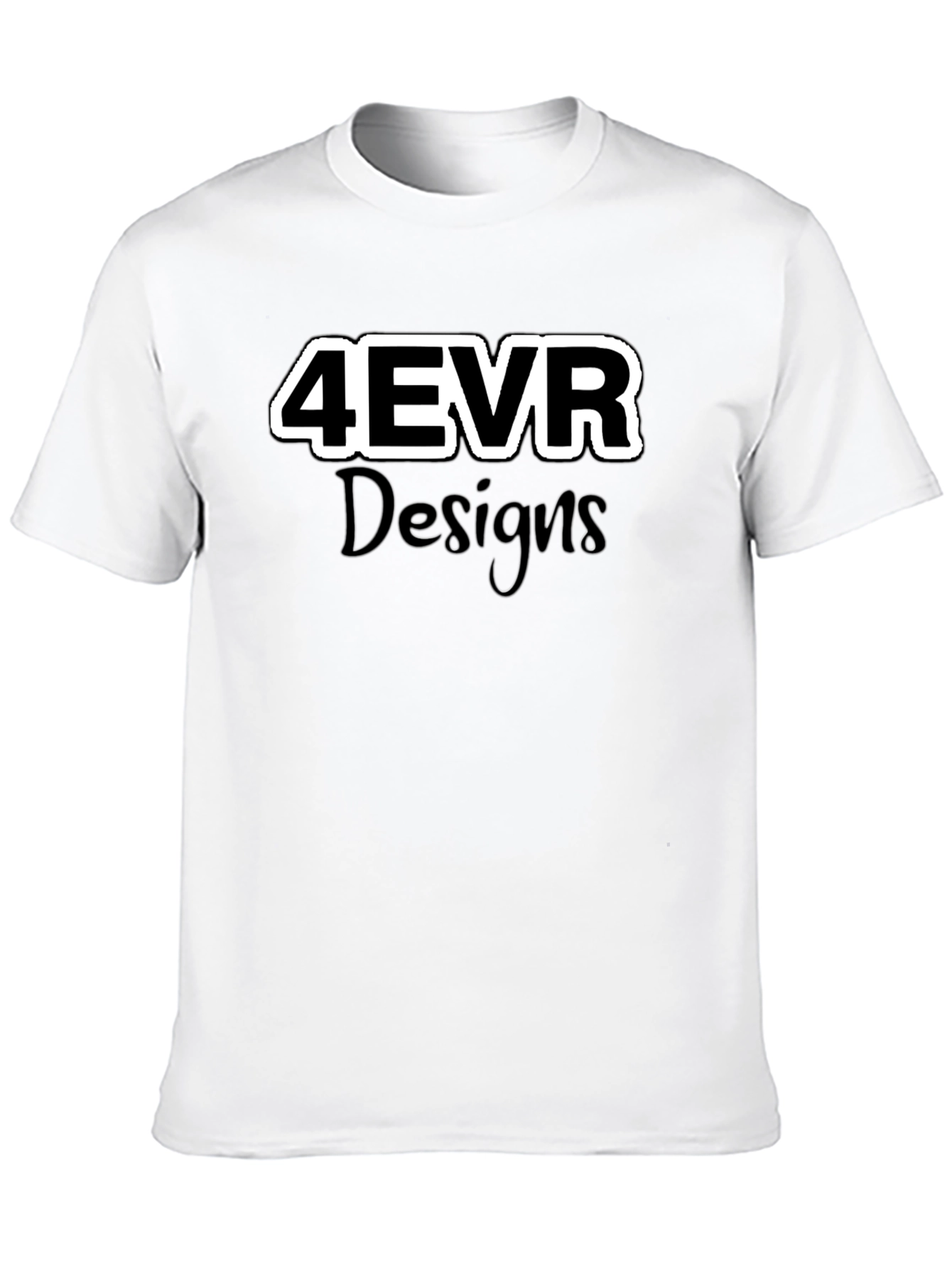 4EVR Designs Black Graphic Tee