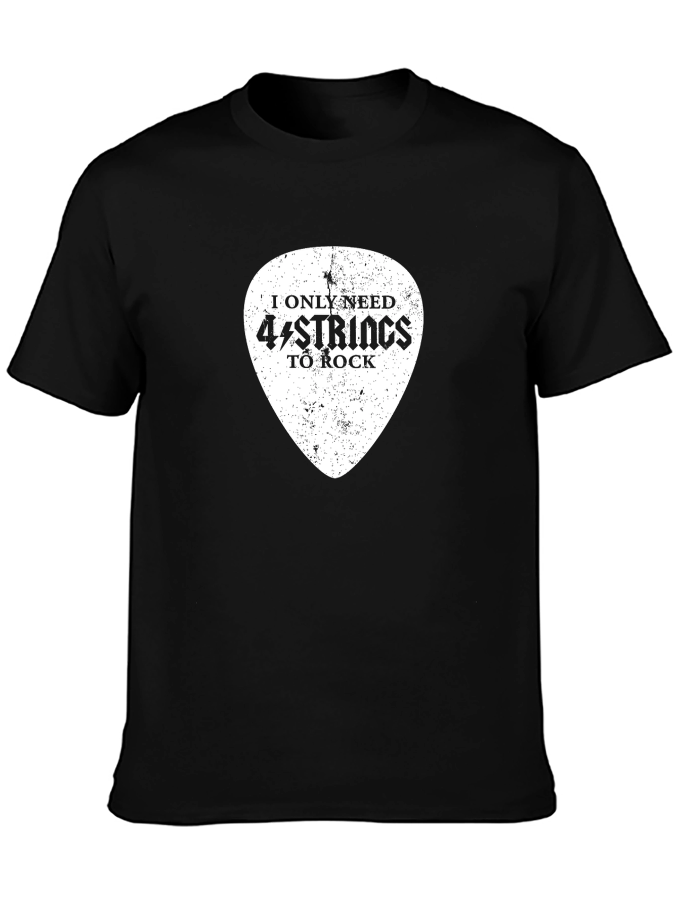 4 String Bass Guitar T-Shirt - Music Lover Tee