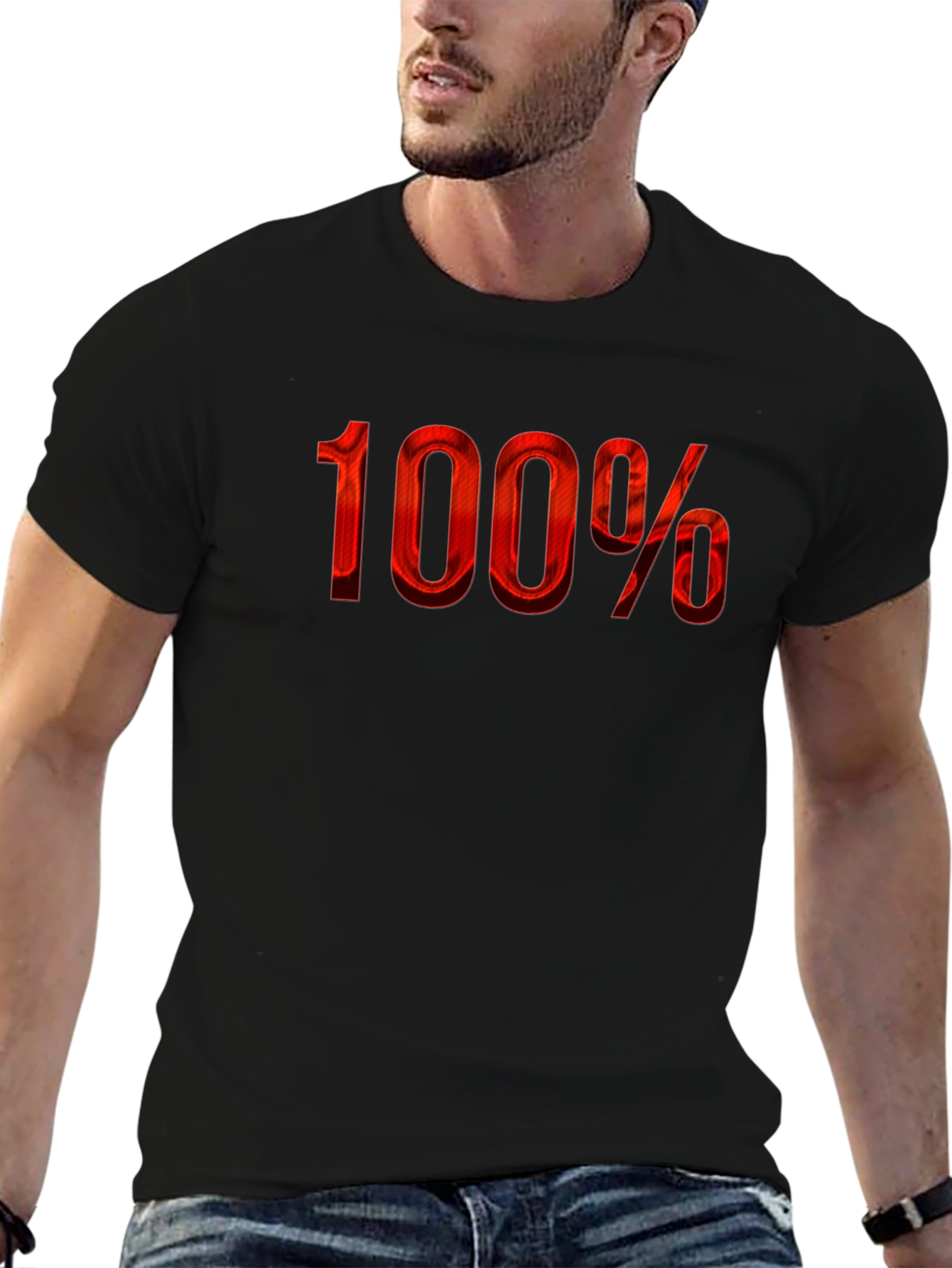 100 Percent Red Graphic Tee
