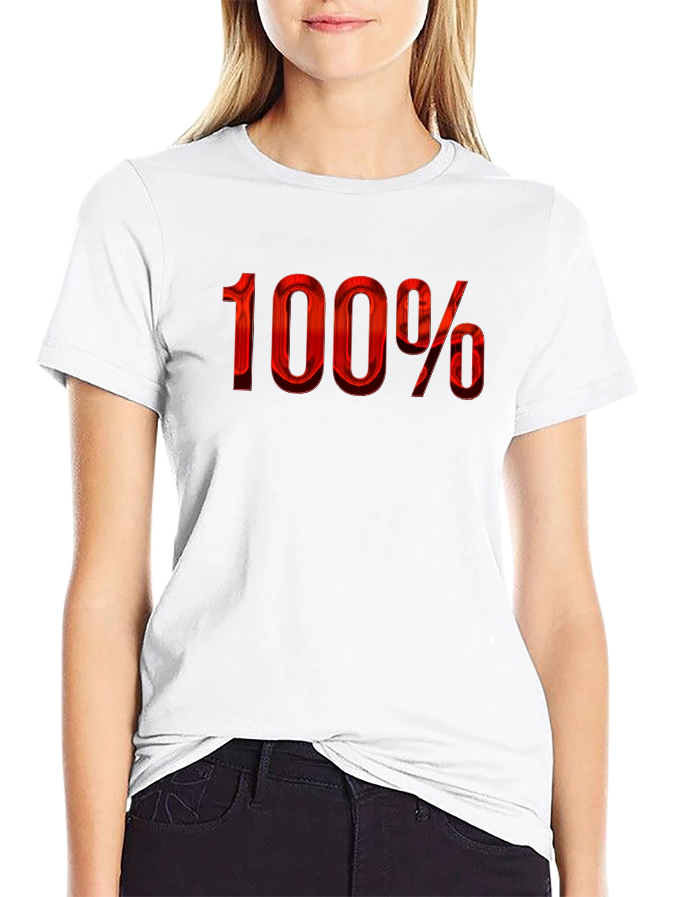 100 Percent Red Graphic Tee