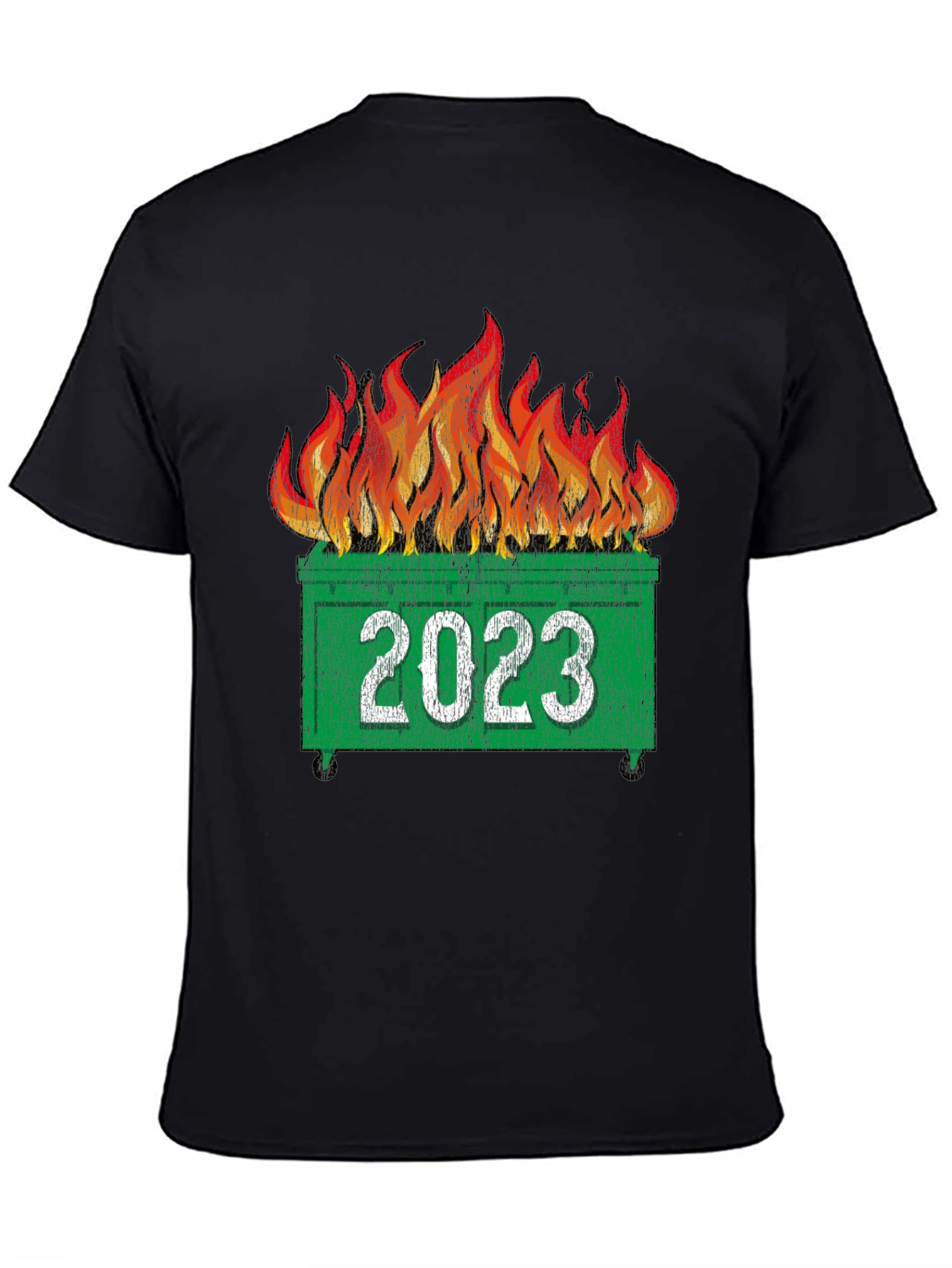 2023 Dumpster Fire T-Shirt - Funny Year Review Tee