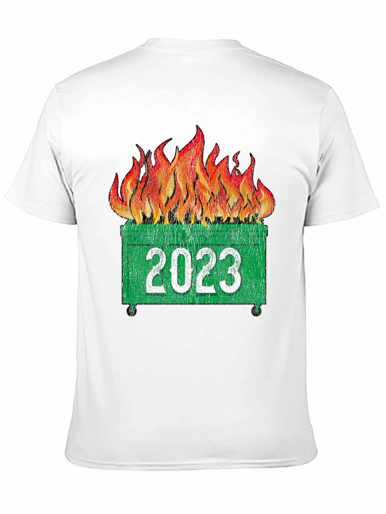 2023 Dumpster Fire T-Shirt - Funny Year Review Tee