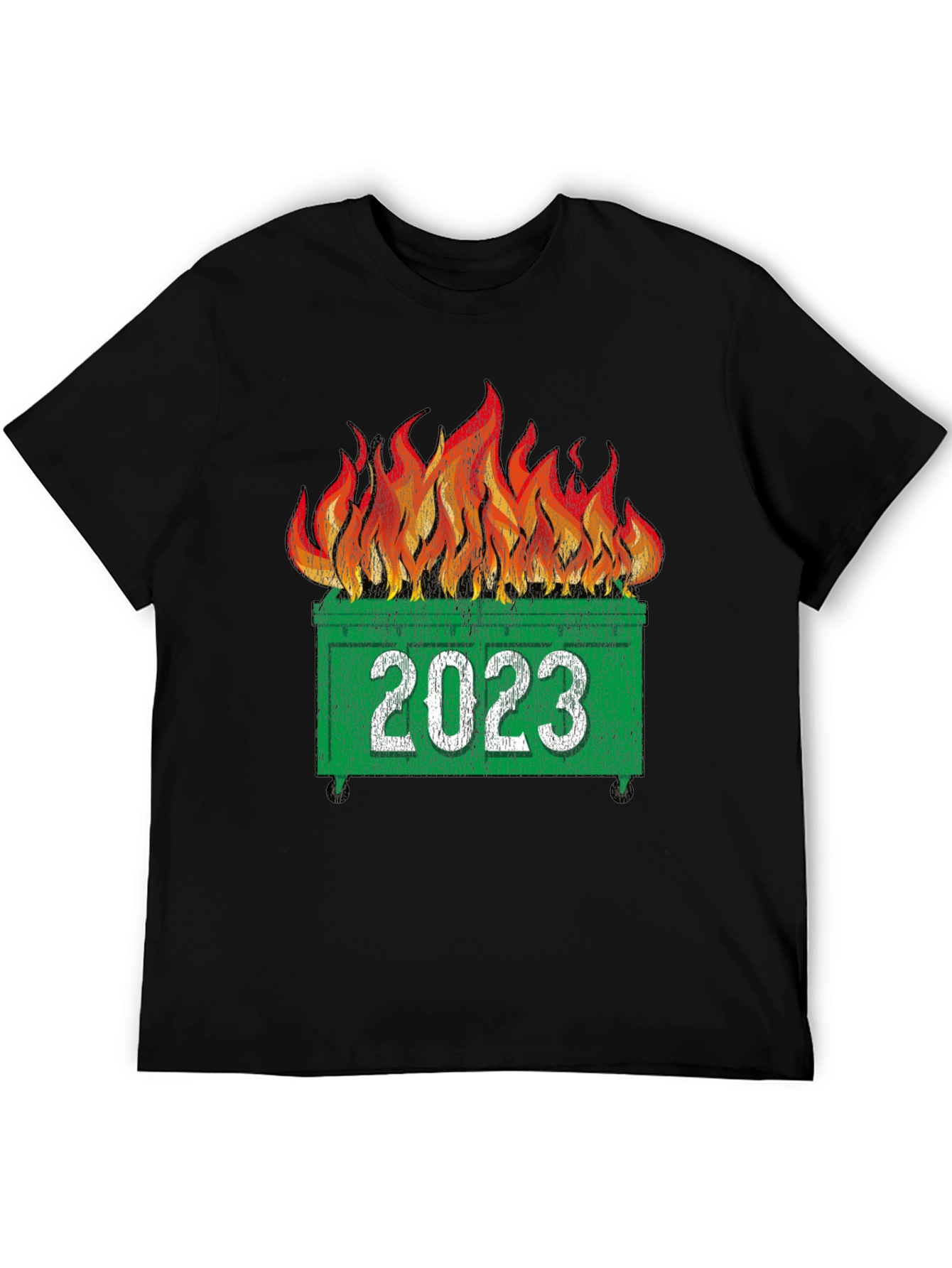 2023 Dumpster Fire T-Shirt - Funny Year Review Tee