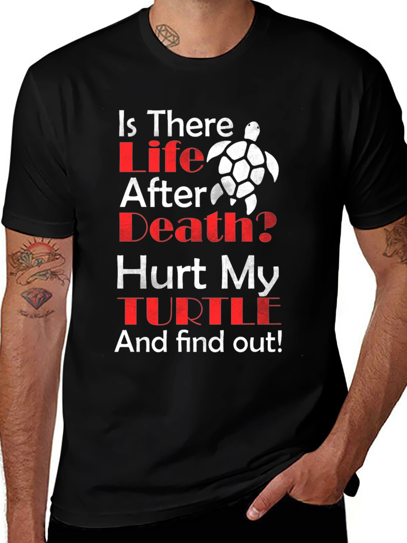 Is There Life After Death Turtle T-Shirt