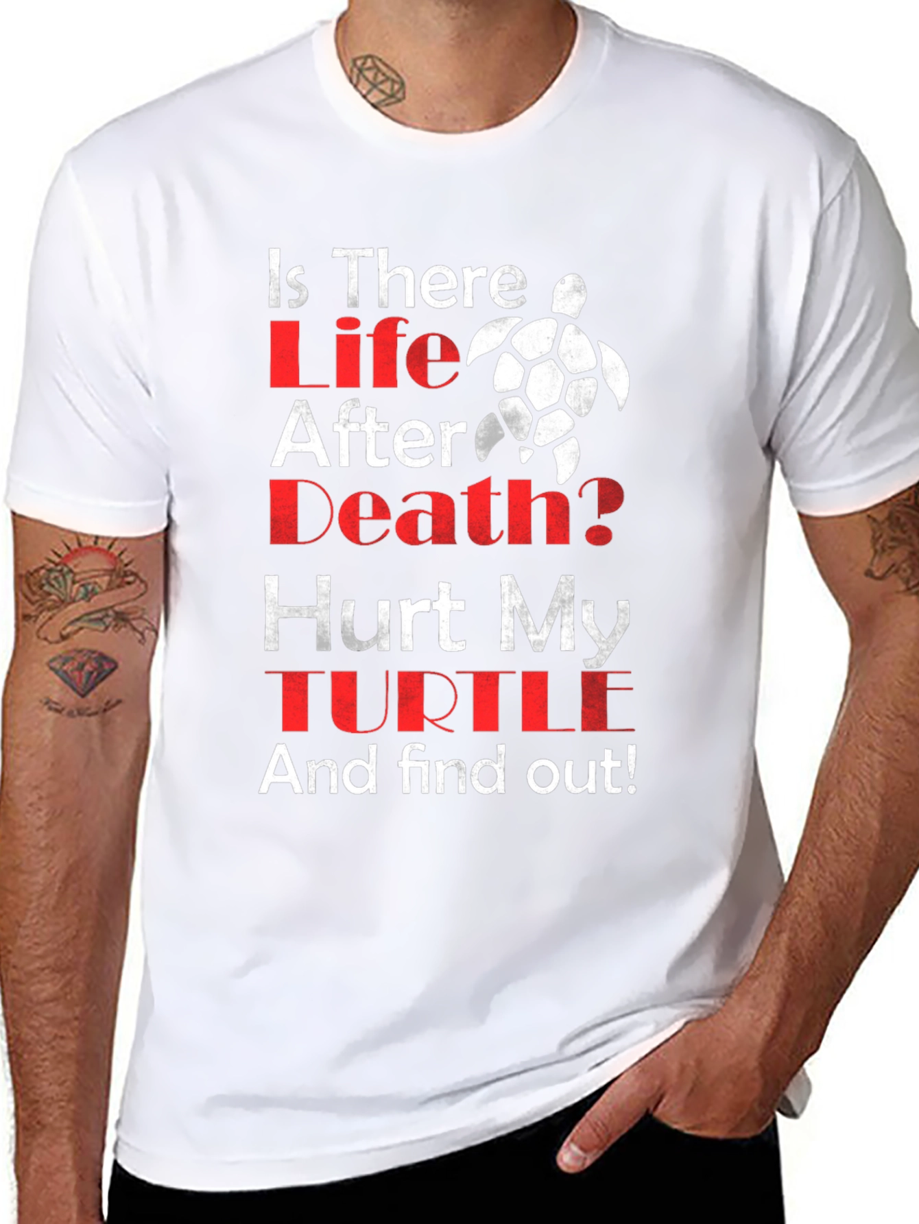 Is There Life After Death Turtle T-Shirt
