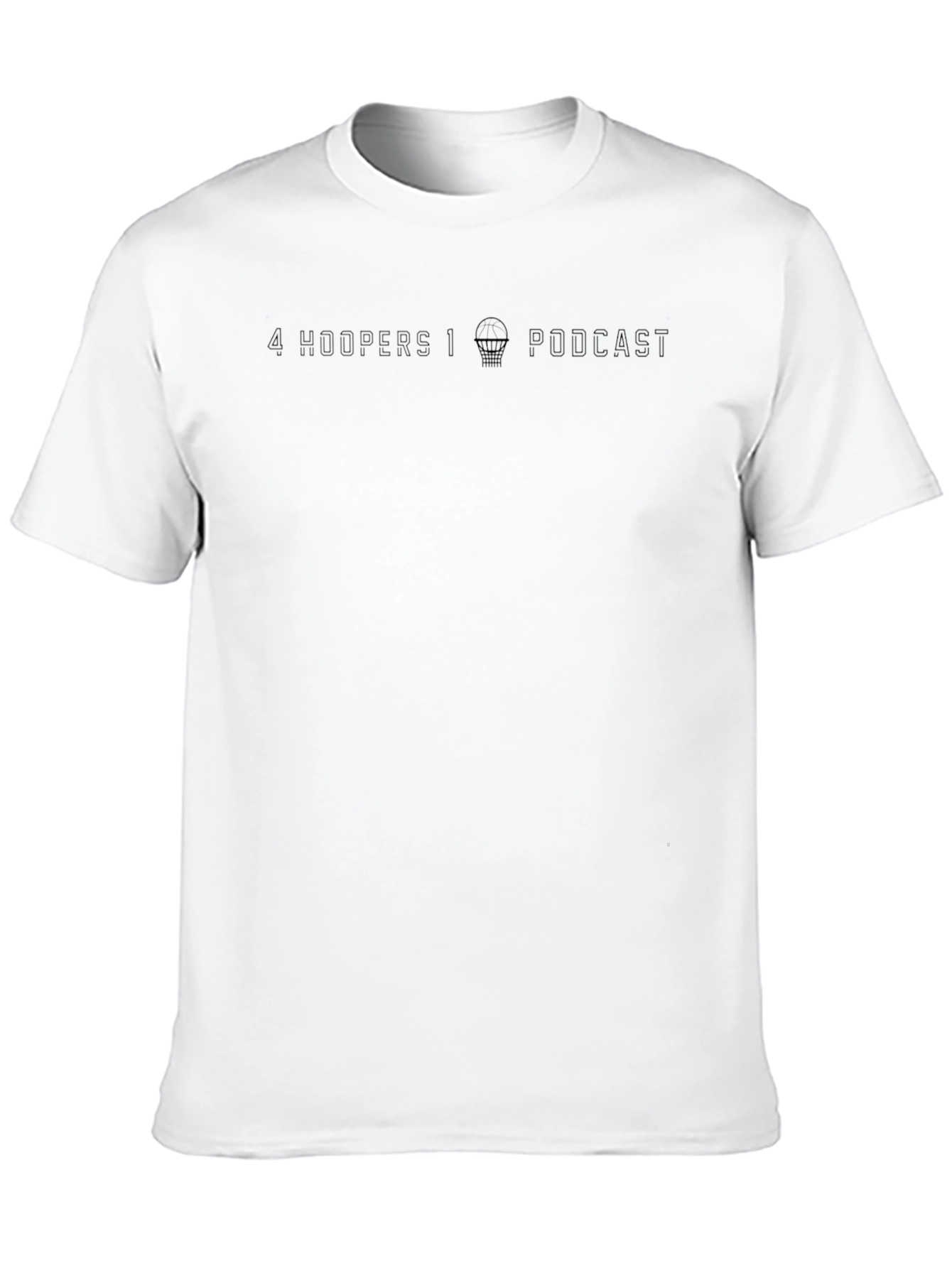 4 Hoopers 1 Podcast Black T-Shirt