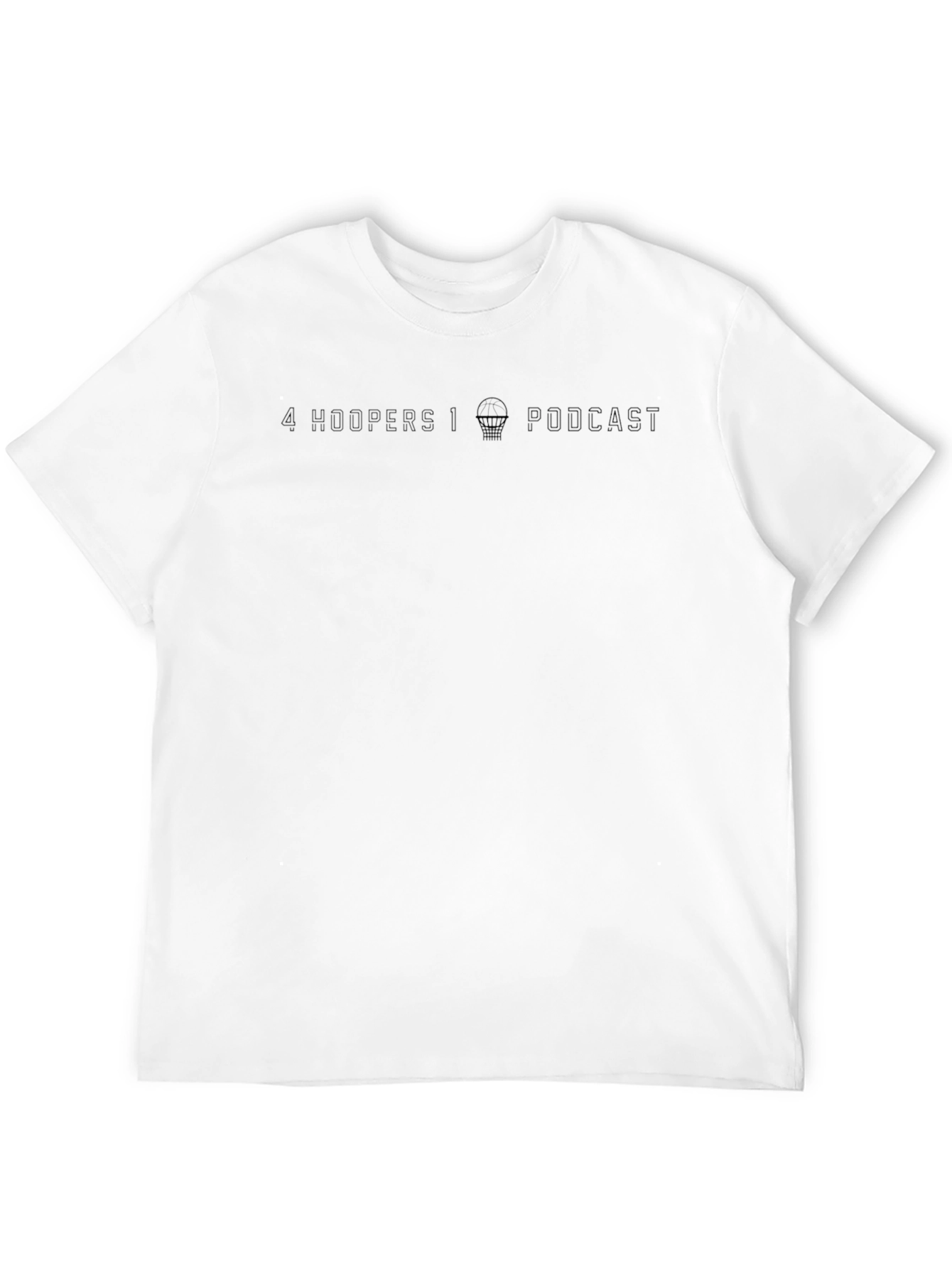 4 Hoopers 1 Podcast Black T-Shirt