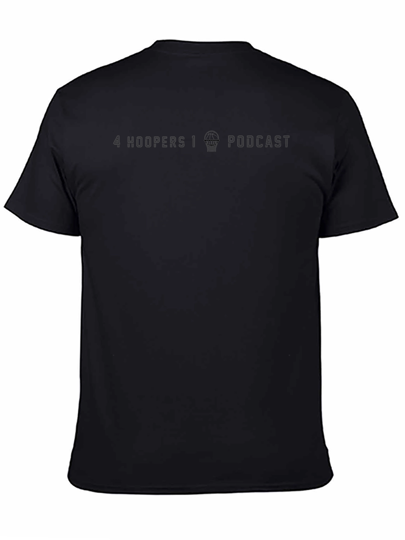 4 Hoopers 1 Podcast Black T-Shirt