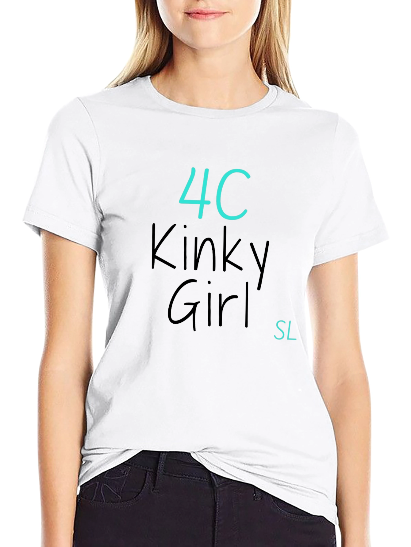 4C Kinky Girl SL Black T-Shirt